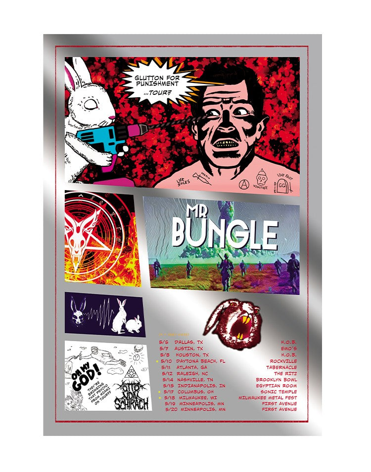 Mr Bungle May 2024 U.S Tour Poster – Blixt Merchandise