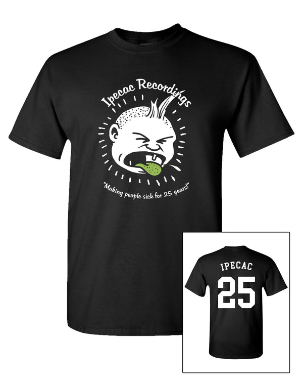 Ipecac - 25 Years Black T-Shirt Pre-order