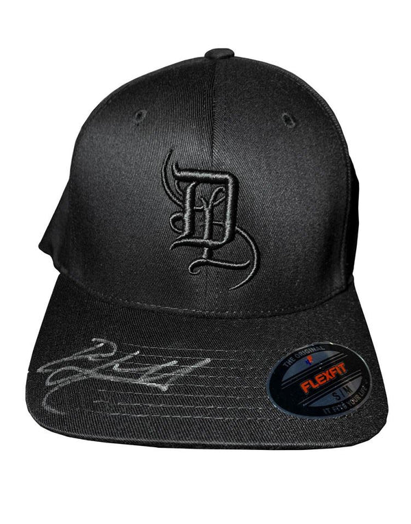 DAVE LOMBARDO "DL" EMBROIDERED BASEBALL HAT - SIGNED BY DAVE