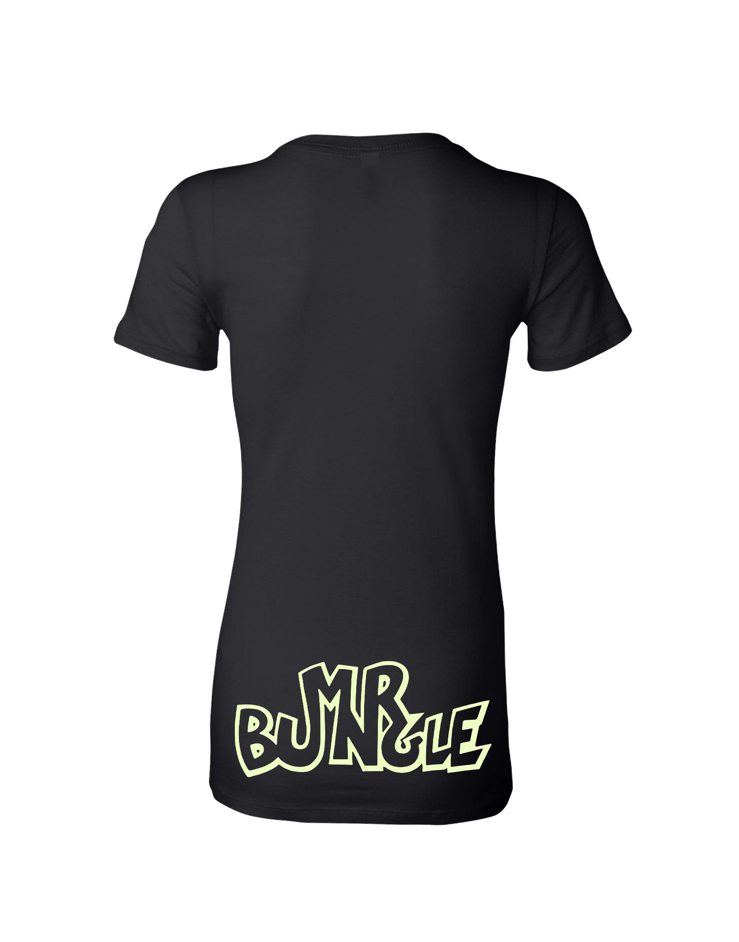 Mr Bungle Glow In The Dark Bunny Ladies Black T-Shirt – Blixt Merchandise