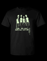 Melvins - Roswell Alien Glow-In-The-Dark Black T-Shirt - Pre-Order