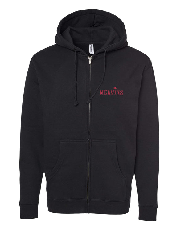 MELVINS GOAT BLACK ZIP HOODIE