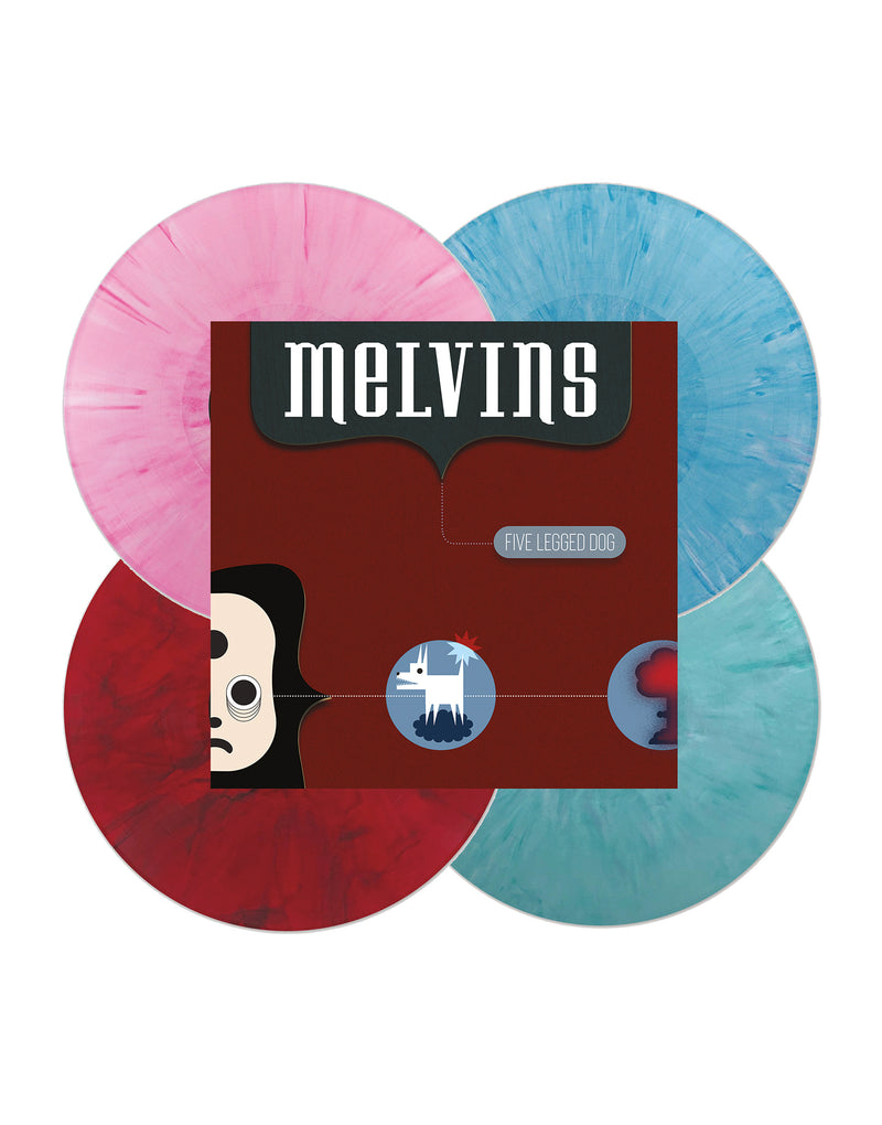 Melvins "Five Legged Dog" 4LP Colored Vinyl Gatefold with foldout poster