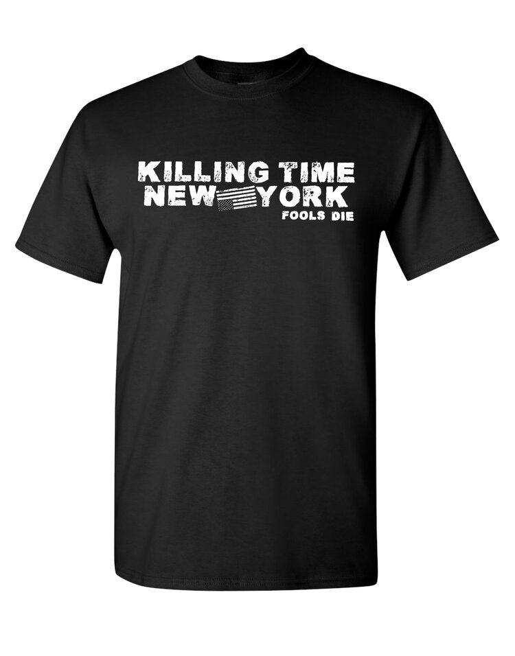 KILLING TIME "FOOLS DIE" BLACK TEE