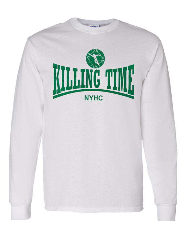 KILLING TIME "LONSDALE" WHITE LONG SLEEVE