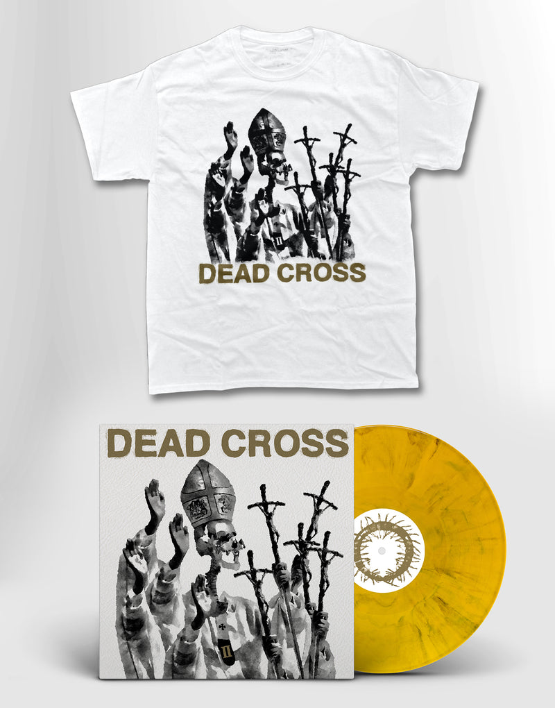 Dead Cross II - Ipecac Webstore Exclusive Pee Tape Vinyl and T-Shirt Bundle