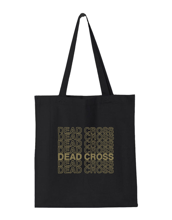 Dead Cross Repeating Logo Tote Bag