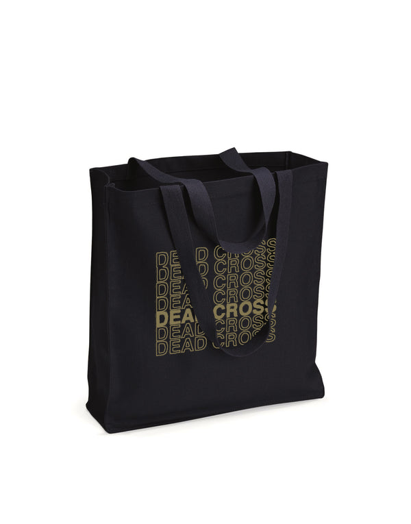 Dead Cross Repeating Logo Tote Bag