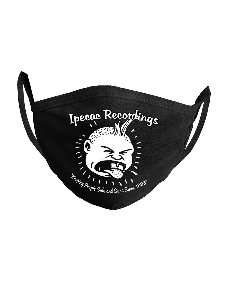 Ipecac "Safe and Sane" Black Face Mask
