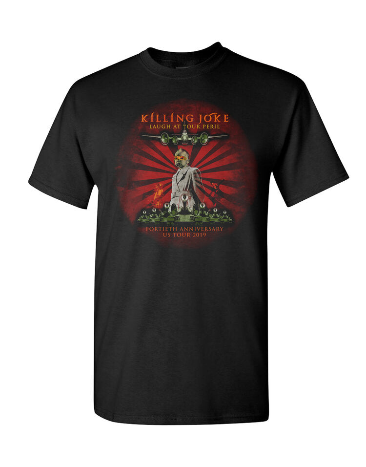 KILLING JOKE - 40TH ANNIVERSARY TOUR 2019 MENS BLACK T-SHIRT