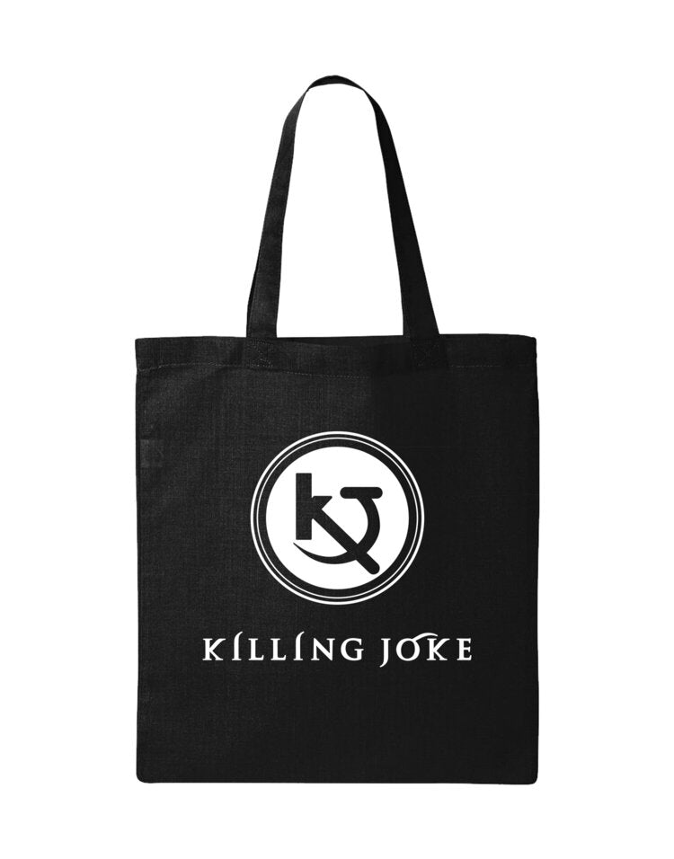 KILLING JOKE - KJ LOGO BLACK TOTE BAG