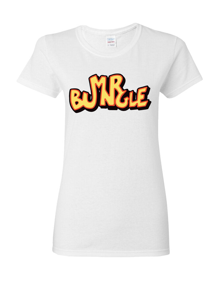 MR BUNGLE "BUBBLE LOGO" LADIES WHITE T-SHIRT