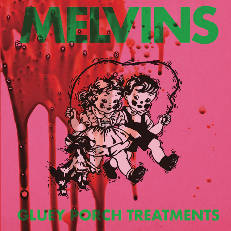 MELVINS - GLUEY PORCH TREATMENTS 140GR LIME GREEN VINYL WITH 12PP BOOKLET