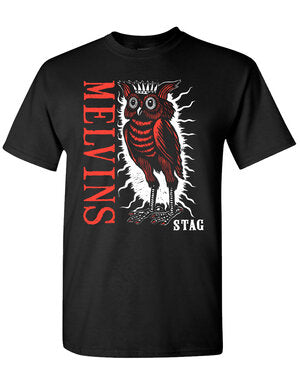 MELVINS "STAG" BLACK MENST-SHIRT
