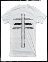 Dead Cross Skeleton Cross White tee