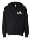 MR BUNGLE "SKETCH CLOWN" MENS BLACK ZIP-UP SWEATSHIRT