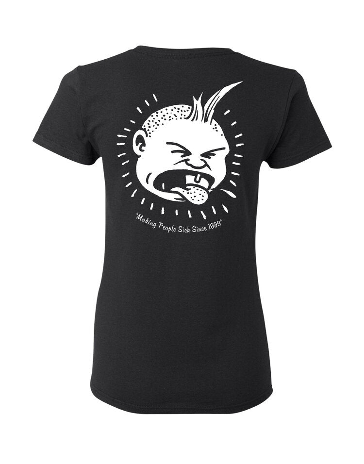 Ipecac "Punk Baby" Ladies Black T-Shirt