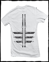 Dead Cross Skeleton Cross White tee