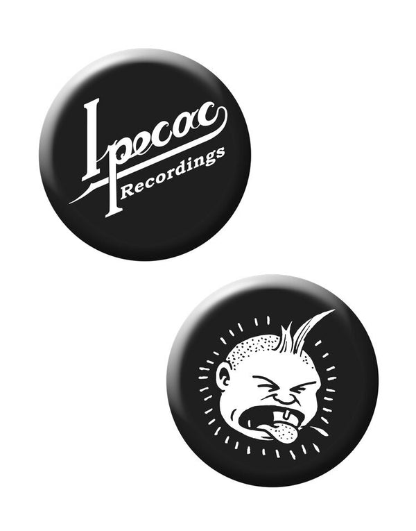 Ipecac "Classic Logo" Two Button Set