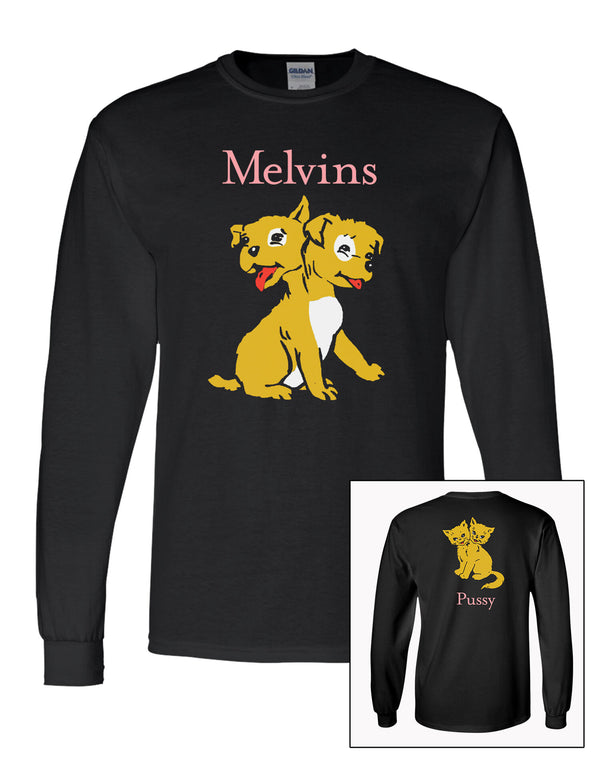 MELVINS "PUSSY" MENS BLACK LONG SLEEVE T-SHIRT