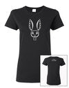 MR BUNGLE "SILVER BUNNY" LADIES BLACK T-SHIRT